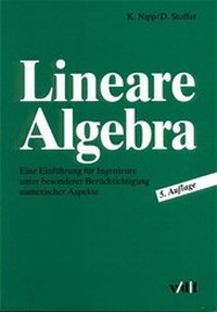 Abbildung von: Lineare Algebra - vdf Hochschulverlag AG