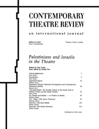 Abbildung von: Palestinians and Israelis in the Theatre - Routledge