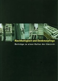 Cover: Nachhaltigkeit und Denkmalpflege - vdf Hochschulverlag AG