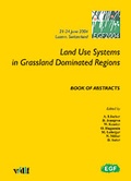 Cover: Land Use Systems in Grassland Dominated Regions - vdf Hochschulverlag AG