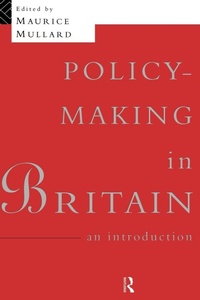 Enlarge image Cover: Policy-Making in Britain - Routledge