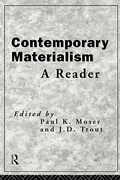 Cover: Contemporary Materialism - Routledge
