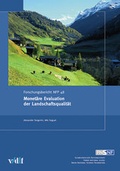 Cover: Monet&auml;re Evaluation der Landschaftsqualit&auml;t - vdf Hochschulverlag AG