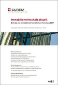 Cover: Immobilienwirtschaft aktuell - vdf Hochschulverlag AG