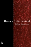 Cover: Derrida and the Political - Routledge