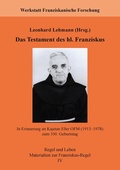 Cover: Das Testament des hl. Franziskus - BoD - Books on Demand