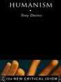 Cover: Humanism - Routledge