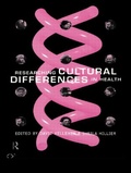 Cover: Researching Cultural Differences in Health - Routledge