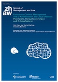 Cover: Enterprise Content Management und E-Kollaboration als Cloud-Dienste: Potenziale, Herausforderungen und Erfolgsfaktoren - vdf Hochschulverlag AG
