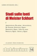 Cover: Studi sulle fonti di Meister Eckhart - Academic Press Fribourg