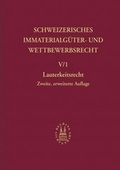 Cover: Band V/1: Wettbewerbsrecht - Helbing & Lichtenhahn