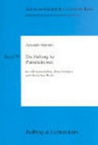 Abbildung von: Die Haftung bei Pauschalreisen - Helbing & Lichtenhahn