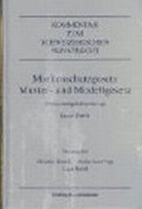 Enlarge image Cover: Markenschutzgesetz, Muster- und Modellgesetz - Helbing & Lichtenhahn