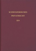 Cover: Bd. II/4: Einleitung und Personenrecht. Vierter Teilband - Helbing & Lichtenhahn