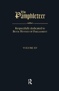 Cover: The Pamphleteer - Routledge