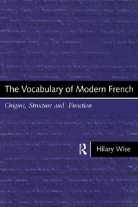 Abbildung von: The Vocabulary of Modern French - Routledge