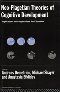 Cover: Neo-Piagetian Theories of Cognitive Development - Routledge