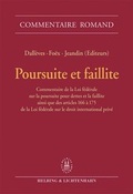 Cover: Poursuite et faillite - Helbing & Lichtenhahn