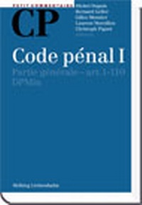 Enlarge image Cover: Code pénal I - Helbing & Lichtenhahn