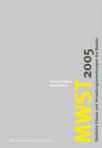 Enlarge image Cover: MWST 2005 - Helbing & Lichtenhahn