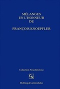 Cover: M&eacute;langes en l'honneur de Fran&ccedil;ois Knoepfler - Helbing & Lichtenhahn