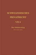Cover: Der Arbeitsvertrag - Helbing & Lichtenhahn
