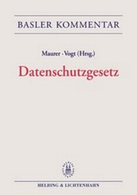 Enlarge image Cover: Datenschutzgesetz (DSG) - Helbing & Lichtenhahn