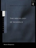 Cover: The Sociology of Schools - Routledge