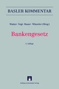 Cover: Bankengesetz - Helbing & Lichtenhahn