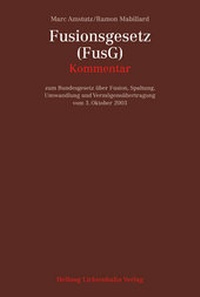 Enlarge image Cover: Fusionsgesetz (FusG) - Helbing & Lichtenhahn