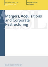 Abbildung von: Mergers, Acquisitions and Corporate Restructuring - Helbing & Lichtenhahn