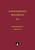 Cover: Bd. X: Konsumentenschutz im Privatrecht - Helbing & Lichtenhahn