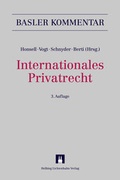Cover: Internationales Privatrecht (IPRG) - Helbing & Lichtenhahn