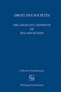 Abbildung von: Droit des sociétés - Helbing & Lichtenhahn