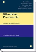 Cover: &Ouml;ffentliches Prozessrecht - Helbing & Lichtenhahn