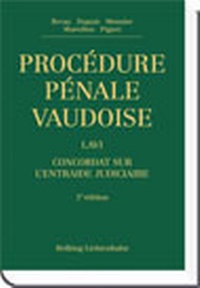 Enlarge image Cover: Procédure pénale vaudoise - Helbing & Lichtenhahn