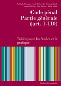 Cover: Code p&eacute;nal partie g&eacute;n&eacute;rale (art. 1-110) - Helbing & Lichtenhahn