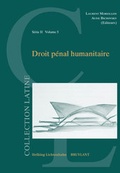 Cover: Droit p&eacute;nal humanitaire - Helbing & Lichtenhahn