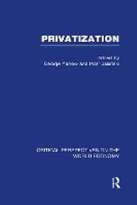 Enlarge image Cover: Privatization - Routledge