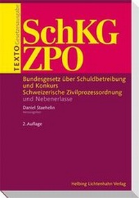 Abbildung von: Texto SchKG/ZPO - Helbing & Lichtenhahn