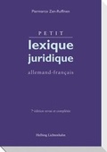 Cover: Petit lexique juridique - Helbing & Lichtenhahn