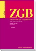 Cover: Texto ZGB - Helbing & Lichtenhahn