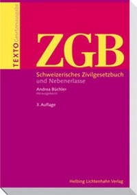 Enlarge image Cover: Texto ZGB - Helbing & Lichtenhahn