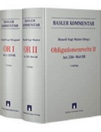 Enlarge image Cover: Basler Kommentar OR I + OR II - Helbing & Lichtenhahn