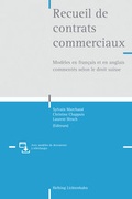 Cover: Recueil de contrats commerciaux - Helbing & Lichtenhahn