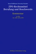 Cover: ZPO-Rechtsmittel, Berufung und Beschwerde - Helbing & Lichtenhahn