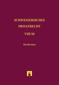 Abbildung von: Bd. VIII/10: Die Revision - Helbing & Lichtenhahn