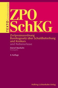 Enlarge image Cover: Texto ZPO/SchKG - Helbing & Lichtenhahn