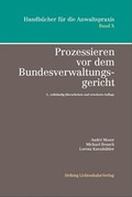 Cover: Prozessieren vor dem Bundesverwaltungsgericht - Helbing & Lichtenhahn