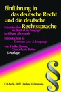 Cover: Einf&uuml;hrung in das deutsche Recht und die Rechtssprache - Helbing & Lichtenhahn
